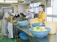 漬物作業