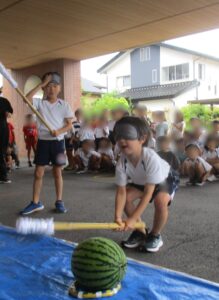 １年生との交流会🍉
