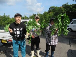 農耕班の収穫祭☆彡