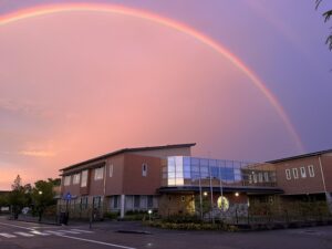 雨上がりのにじ🌈